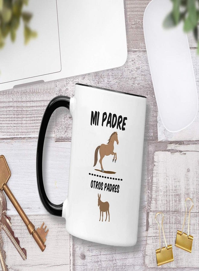 Casitika Regalos para Papa. Tazas para Cafe de Dia de los Padres. 11 oz Coffee Mug for Fathers Day in Spanish. Cups for Latin Dad for Birthday. - Image 2